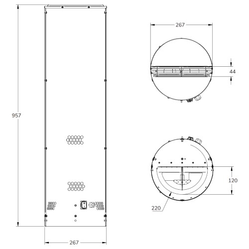 Elektrostatischer Partikelabscheider Exodraft ESP-10