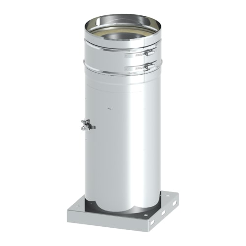 Reinigungselement Design Plus mit integrierter Grundplatte und Kondensatablauf unten - Tecnovis TEC-DW-Classic