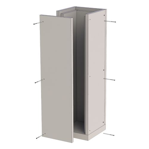 Leichtbauschornstein - Grundelement 1000 mm - Tecnovis TEC-LS-F