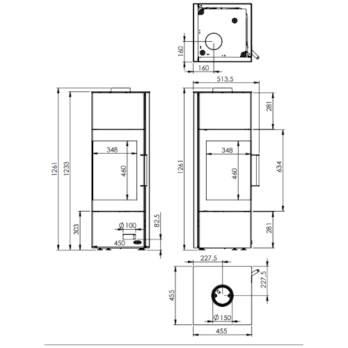 Fireplace Royal Kaminofen 6 kW