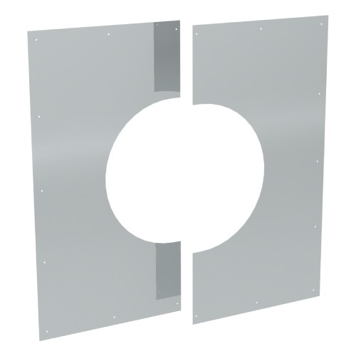 Deckenblende, zweiteilig 1° - 65° - doppelwandig - Tecnovis TEC-DW-Standard